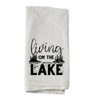 Living On The Lake Towel